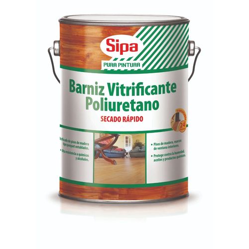 Barniz Vitrificante Brillante 1 Gl Sipa