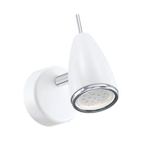 Foco Sobrepuesto 3W 3000K 1 Luz Gu10 Riccio 2 Blanco Eglo