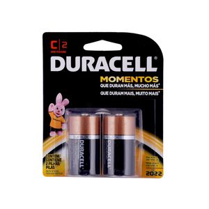 Pack 2 Pilas Alcalinas C Duracell