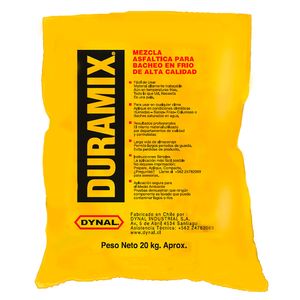 Duramix Mezcla Asfalto En Frio Bolsa De 20Kg Dynal