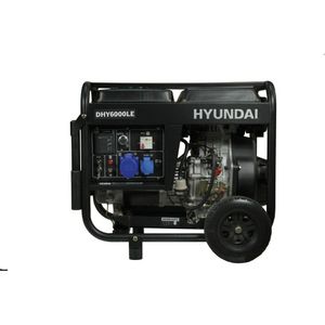 Generador Diesel 5/5,5 Kw/Kva Partida Eléctrica Monofásico Abierto Hyundai