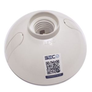 Portalámpara Estandar Termoplástico E27 4A 250V Blanco Lexo