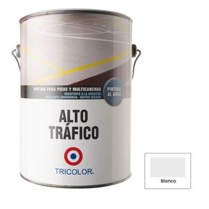 Pintura Alto Trafico al Agua Gl Blanco Tricolor