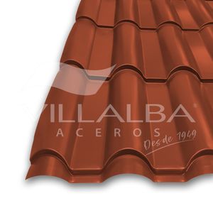 Teja Continua Maule Terracota Pp 0.40 X 1113 X 2157Mm Villalba