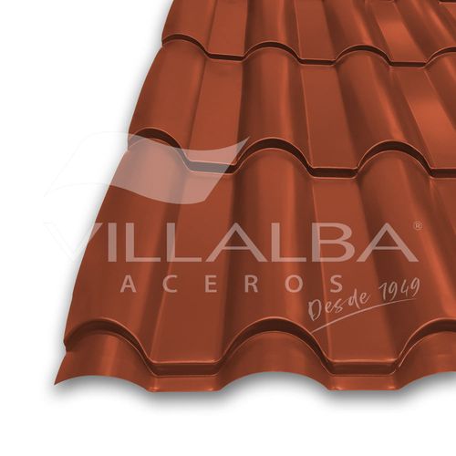 Teja Continua Maule Terracota 0.40 X 1113 X 3775Mm Villalba