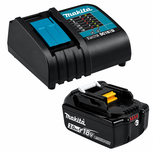KIT CARGADOR + 1 BATERIA 3.0AH 18V CAJA 199994-5 (MAKITA)